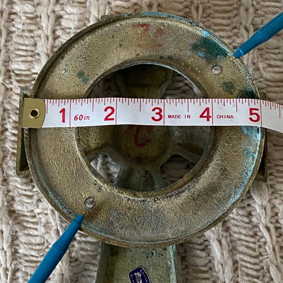 High Cross & Vine Scrolls Verdigris Door Knocker - Picture 16 of 16